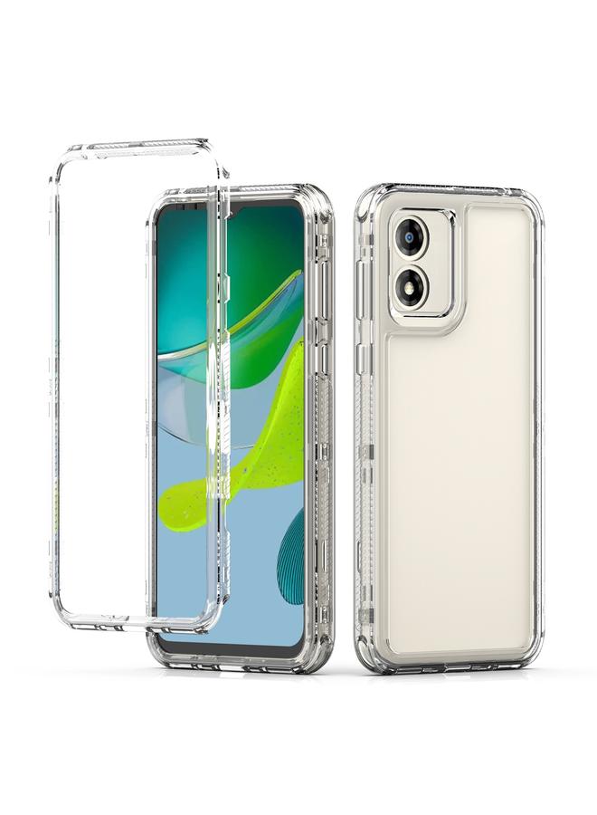 erorex Case For Motorola Moto E13 Clear TPU Hybrid PC Shockproof Phone Case - Image 1