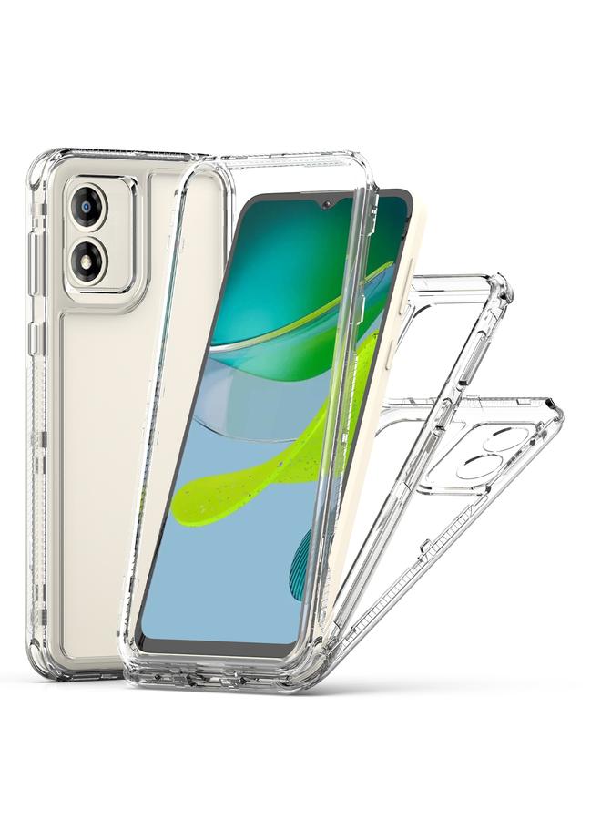 erorex Case For Motorola Moto E13 Clear TPU Hybrid PC Shockproof Phone Case - Image 4
