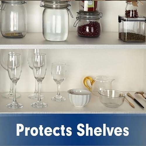 ElastPro EVA Food Grade Washable Anti Slip Mat/Sheet for Fridge, Shelf Liner, Table, Kitchen Drawer mat (Line Clear, 5 Meter) - Image 3