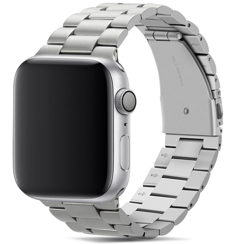 Tasikar Band Compatible with Apple Watch Band 42mm (Series 10/11) 41mm 40mm 38mm Premium Stainless Steel Metal Replacement Strap Compatible with iWatch SE Series 11 10 9 8 7 6 5 4 3 2 1, Silver - Image 1