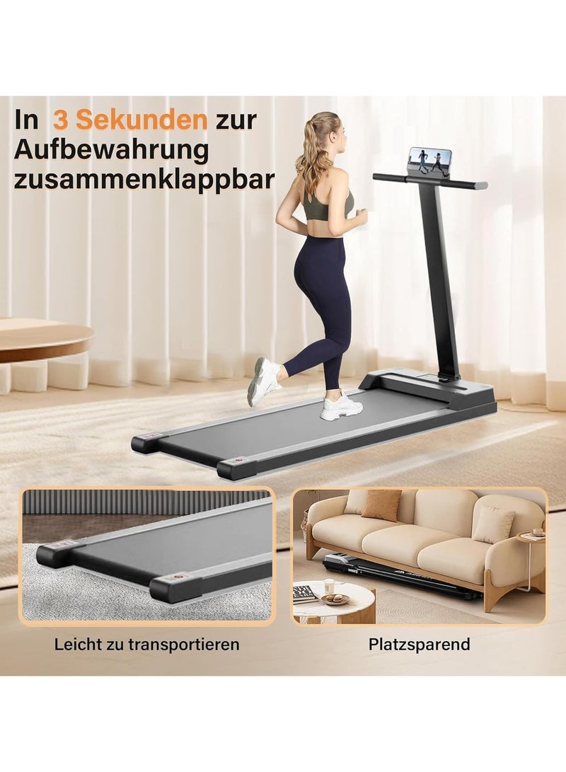 RUIYADA Walking Pad, Walking Pad for Home/Office, Portable Walking Treadmill 2.25HP, Walking Jogging Machine with 265 lbs Weight Capacity Remote Control LED Display - Image 4