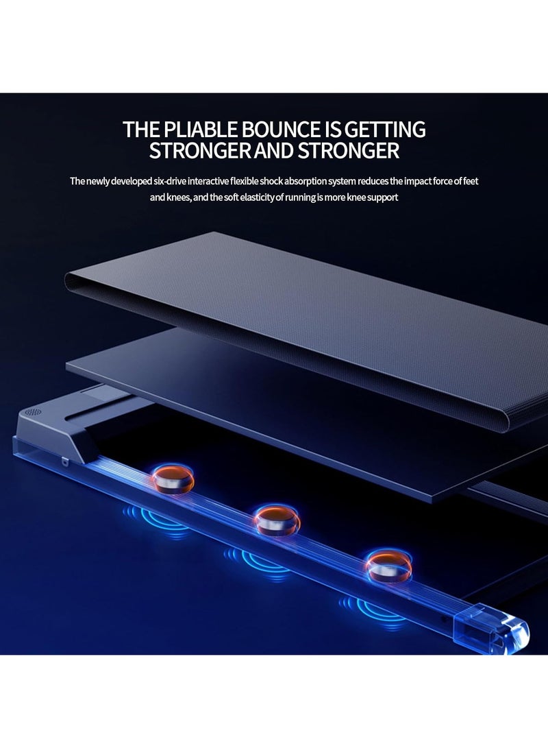 Walking Pad, Walking Pad for Home/Office, Portable Walking Treadmill 2.25HP, Walking Jogging Machine with 265 lbs Weight Capacity Remote Control LED Display image 6