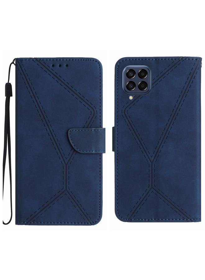 إيروريكس جراب لهاتف Samsung Galaxy M53 5G مصنوع من الجلد المنقوش بخياطة - Image 1