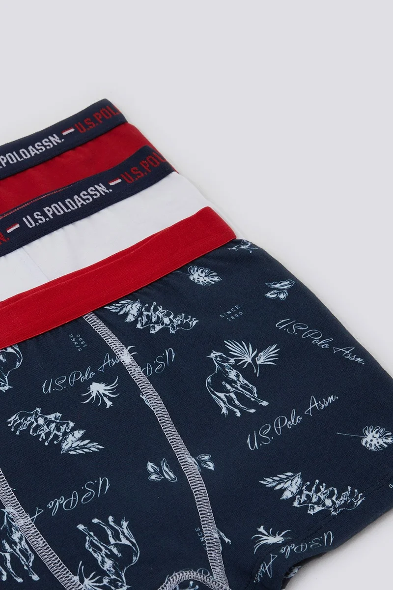U.S. Polo Assn. U.S. Polo Assn. Boys 3-Pack Multi-Color Boxer