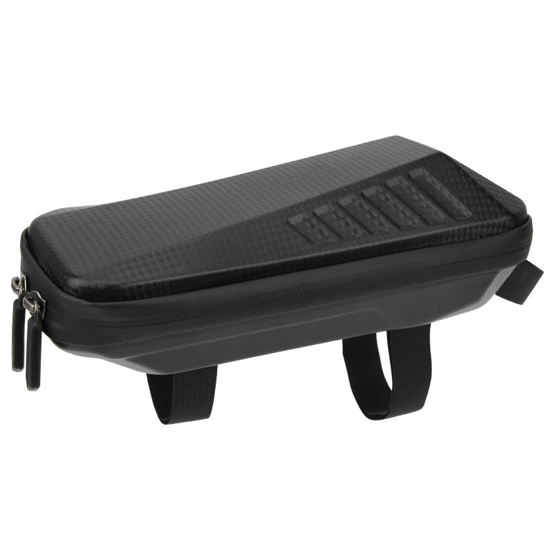 wheel up Front Top Tube Bag Waterproof EVA Anti-Compression Bike Bag - Double Zipper Reflective Cycling Bag for Bicycle Commuting - Image 1