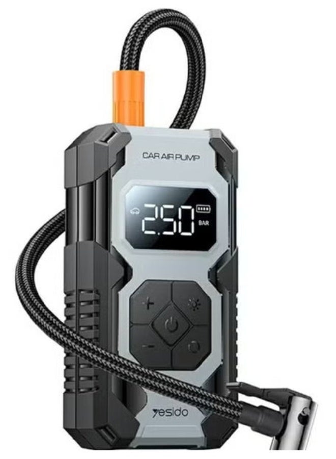 Yesido VC12 Tire Inflator78000mAh Air Pump For Car Tires 150PSI - Gray