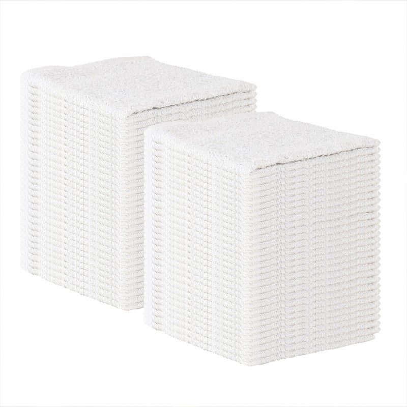Arkwright, LLC Arkwright TT60 Terry Cloth Towels for Cleaning - (Pack of 60) 100% Cotton Washable Heavy Duty Bar Mop, Absorbent & Quick Drying, Bag of Rags for Kitchen, Auto Shop, and Garage, 14 x 17 in, White - Image 2
