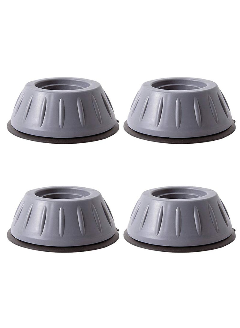 Crispy - crispy 4Pc Anti Vibration Pads for Washing Machine and Dryer, Shock Absorber Noise Cancelling Washer Support, Anti Walk Heightening Pads with Suction Cup Feet, Prevent Moving Shaking, Universal Size - Image 1