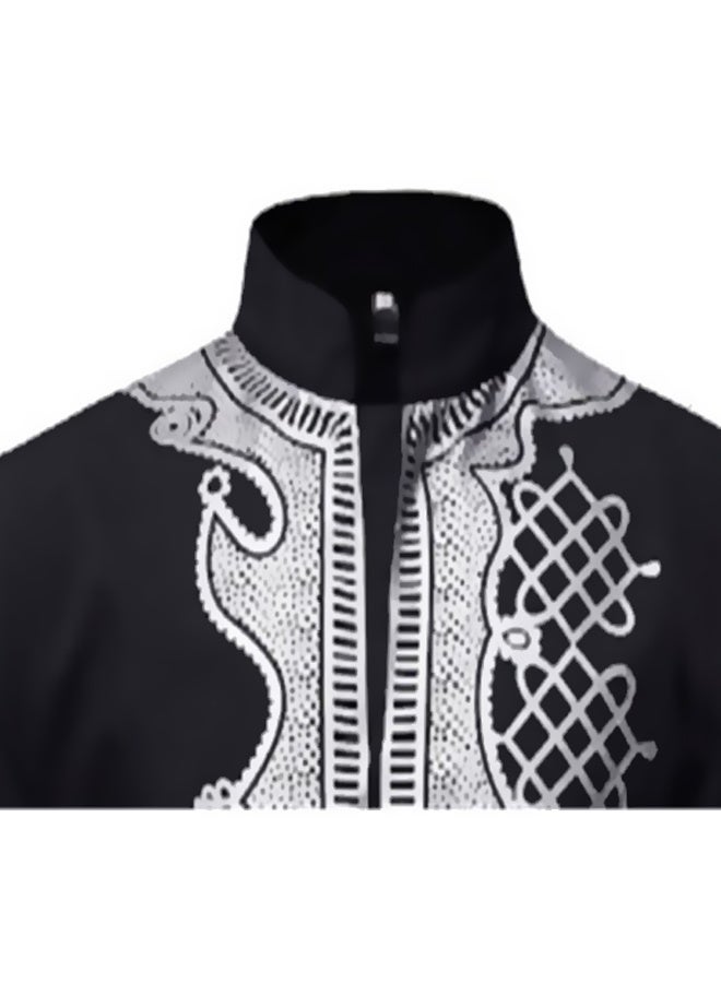 Cross-Border Kurta Black/Silver - Image 4