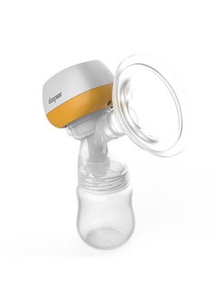 Portable Integrated Breast Pump with LED Screen Electric Breast Pump for Breastfeeding 2 Modes 9 Suction Level Low Noise with 180ml Milk Bottle 24mm Silicone Breast Cover