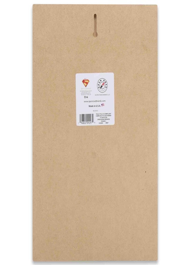 أوبن رود براندز ديكور حائط خشبي من Open Road Brands مستوحى من شخصية سوبرمان من صحيفة ديلي بلانيت التابعة لـ DC Comics - لوحة جدارية كلاسيكية مستوحاة من صحيفة سوبرمان للمنزل أو المكتب - Image 3