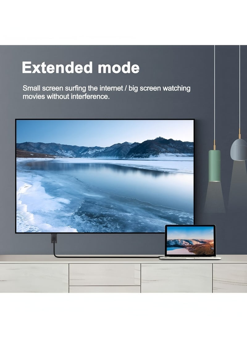 Flyview USB C to VGA Cable 6FT, 1080P Full HD USB Type-C to VGA Adapter Cable, Thunderbolt 3 to SVGA Converter Compatible for MacBook Pro/Air, Galaxy S20/S10/S9/S8, Surface Book 2, Dell XPS - Image 3