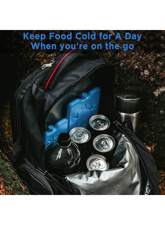 Bukela 4 Pack Ultra-Thin Lightweight Freezer Bags, Reusable Lunch Box and Cooler Ice Packs, Long-Lasting Ice Cubes for Camping, Picnics, Work - Image 4