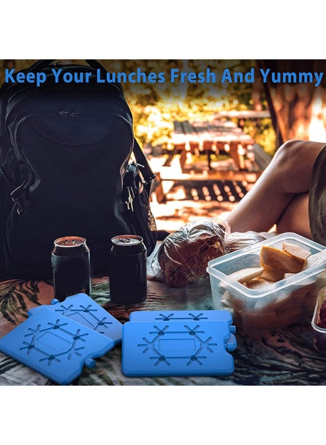 Bukela 4 Pack Ultra-Thin Lightweight Freezer Bags, Reusable Lunch Box and Cooler Ice Packs, Long-Lasting Ice Cubes for Camping, Picnics, Work - Image 5