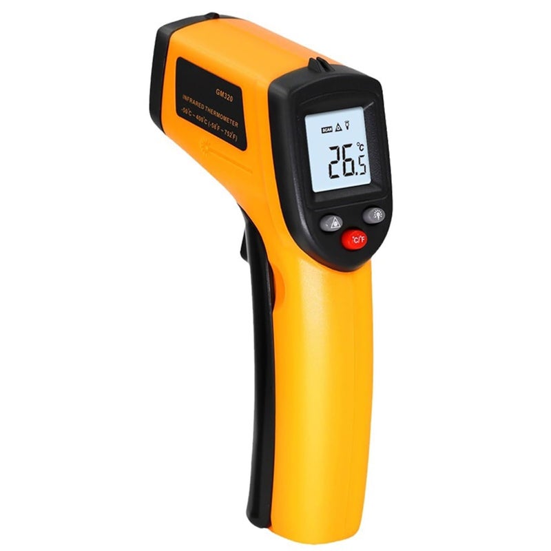 Digital Thermometer Infrared Gun 50℃～400℃ Non-Contact Temperature Meter Gun Auto Off for Cooking Grilling Vehicle Repair - Image 1