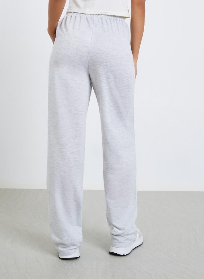 Styli Women Grey Wide Leg Joggers - Image 4