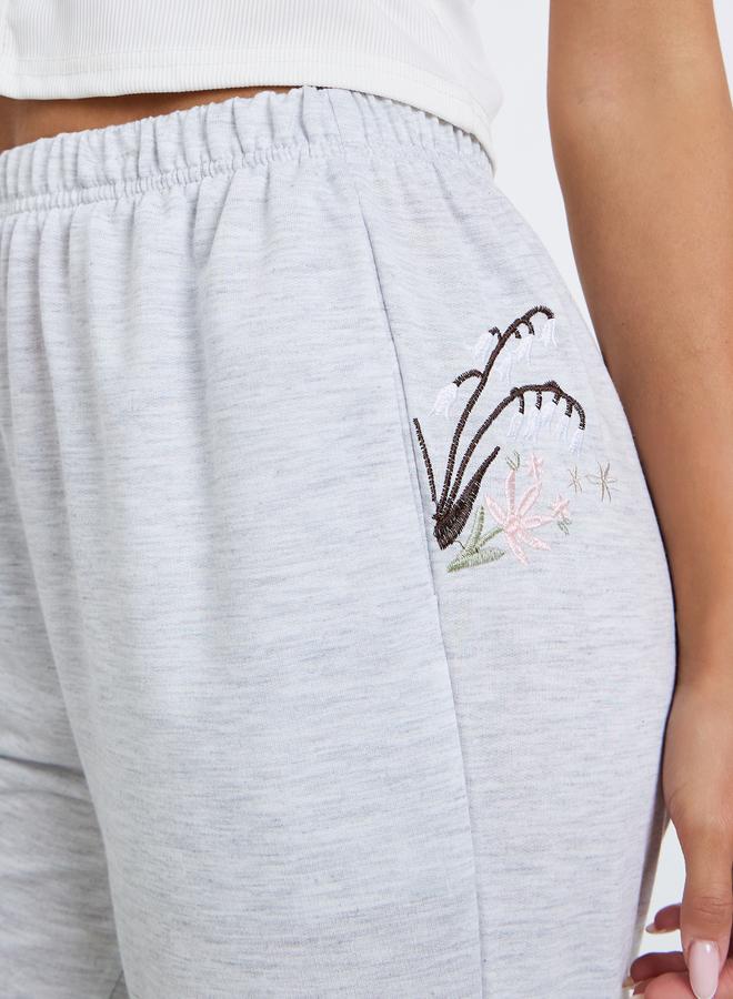 Styli Women Grey Wide Leg Joggers - Image 3