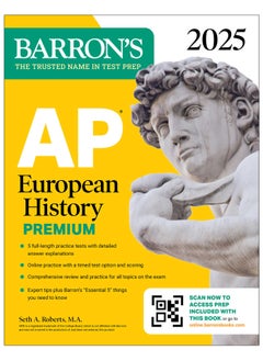 AP European History Premium, 2025: Prep Book with 5 Practice Tests + Comprehensive Review + Online Practice 