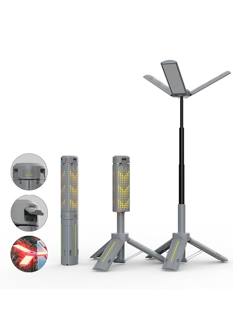 QLIGHT Rechargeable Camping Lights 1000 Lumens, Portable LED Camping Light with Stand, Foldable Outdoor Lantern Light For Camping,Hiking, Fishing,Emergency, & Multi-Purpose Use - Image 1