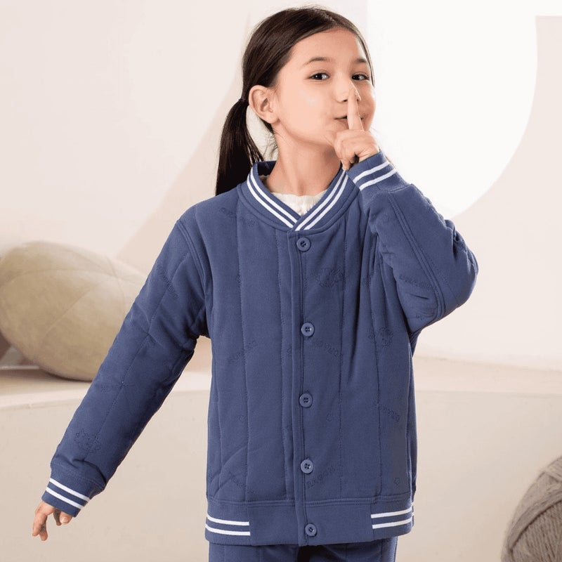 School Uniform Winter Pupils' Cotton-Padded Coat Inner Liner Thickened Cotton-Padded Children'S Cotton-Padded Coat For Boys And Girls Baseball Coat - Image 1