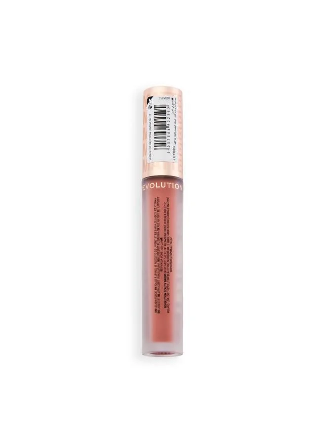 Revolution Pink Lasting Kiss Liquid Lipstick Ballet Pink for Women | Best Price UAE