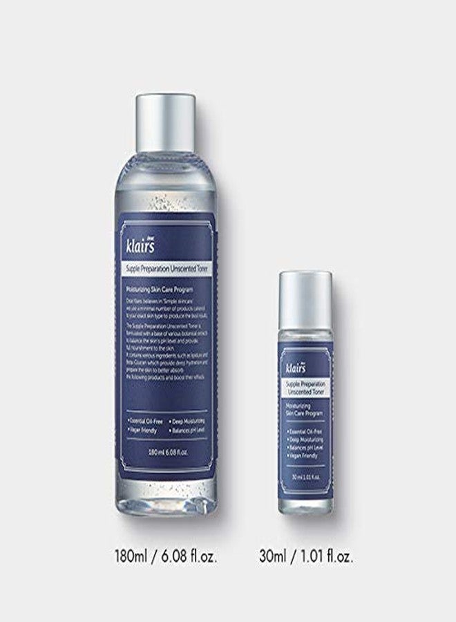 DearKlairs Unscented Toner | Non-Irritation for Sensitive Skin, Instant Soothing, Skin Flooding & Layering, Hyaluronic Acid, Korean Skin Care, Vegan, Essential Oil Free, 1.01 fl oz - Image 2