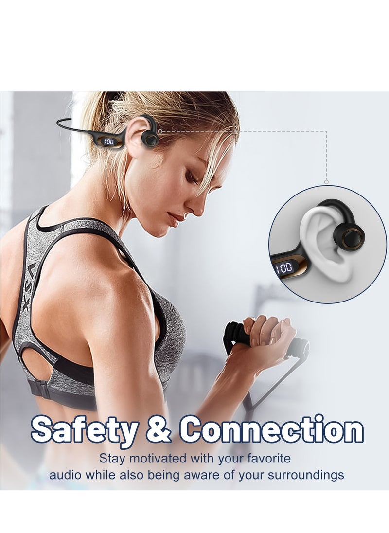 GULFLINK - Bone Conduction Bluetooth Sports Headset for Outdoor 300mah Pink - Image 1