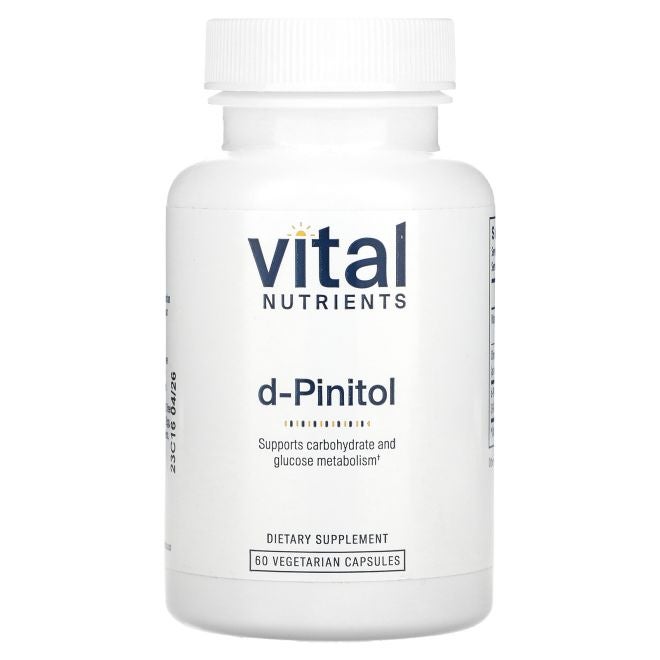 Vital Nutrients d-Pinitol 60 Vegetarian Capsules - Image 1