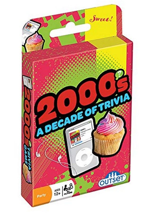 Outset Media - 2000 A Decade Of Trivia Travel Pack Card Game For Ages 12 And Up - Image 1