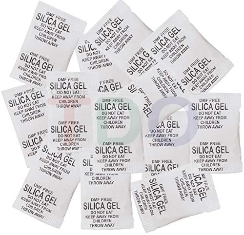 TDO Silica Gel Packets 50 pcs (Each 5 Gram) For Moisture absorbents Dehumidifier Silica Gel Bags for Moisture Room, Cupboard, Kitchen, Shoe,Wardrobe, Car,Camera, Lenses White - Image 5