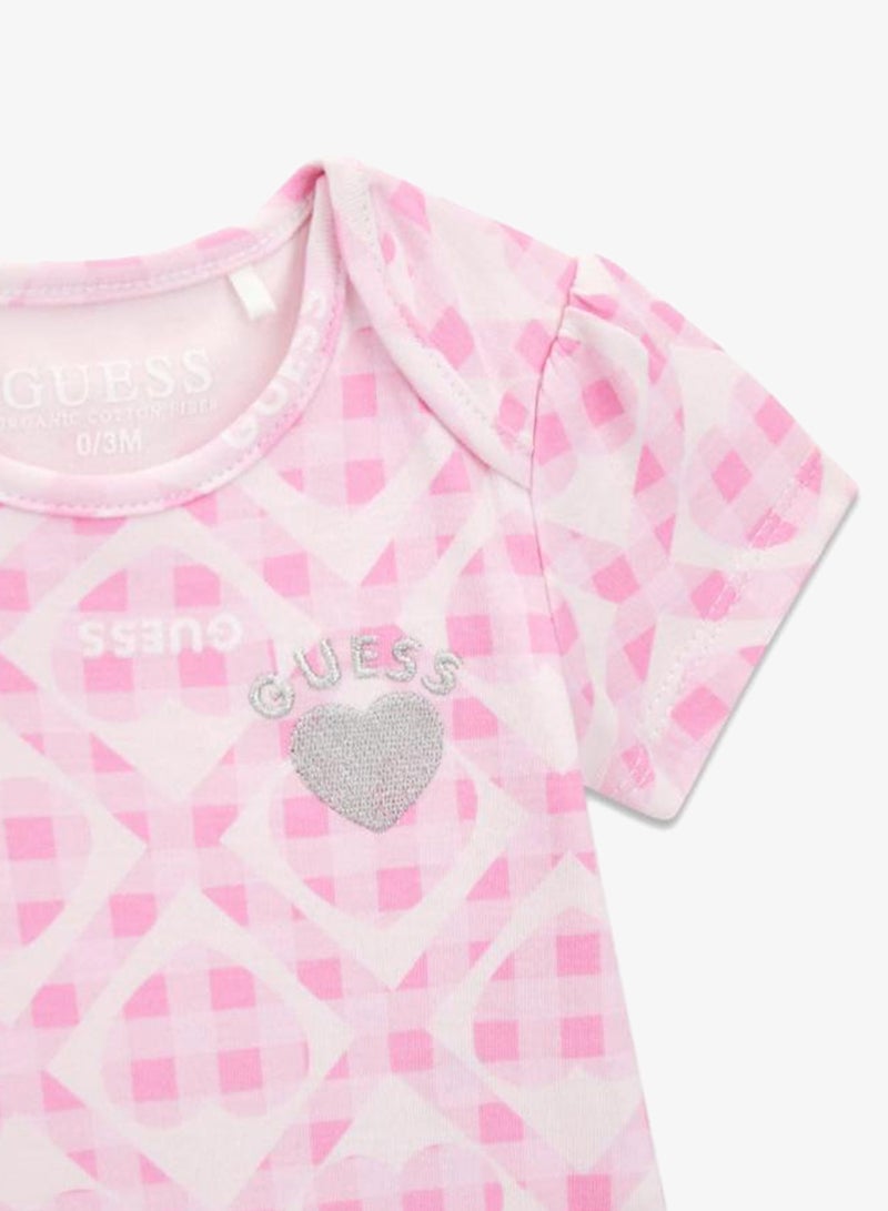 GUESS Infant 2 Pack Of Bodysuit And Pants Set - Image 3