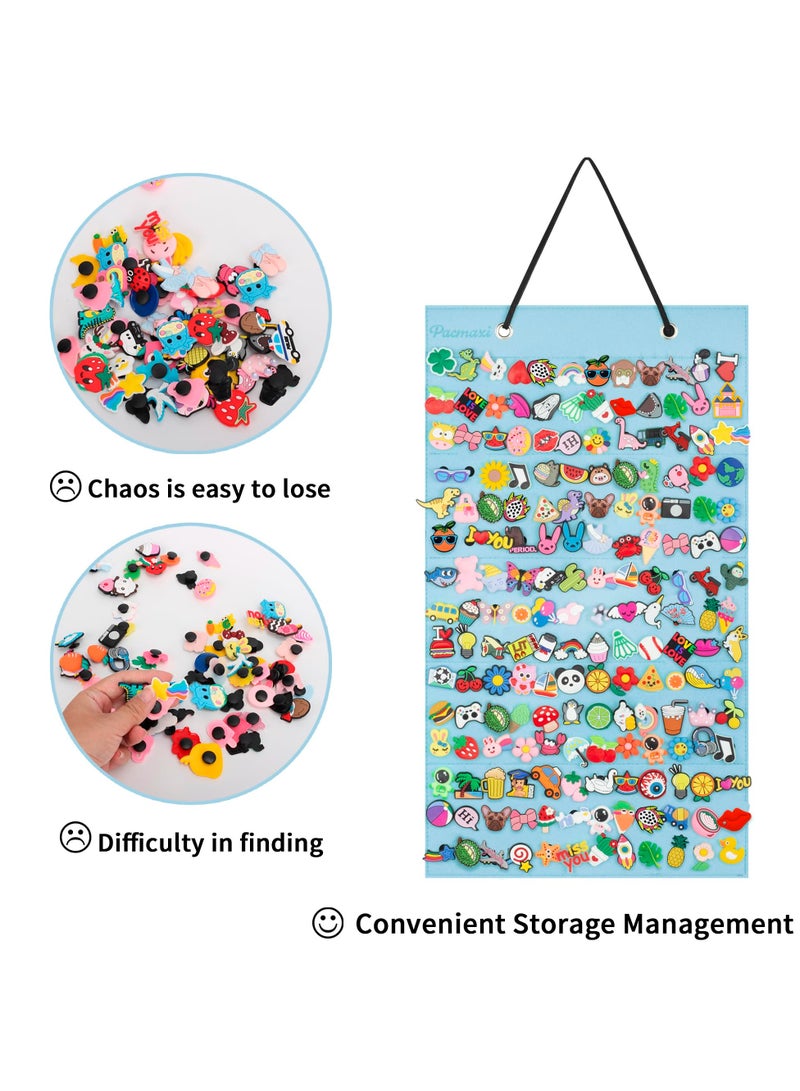 Portable Shoe Charms Display Stand and Organizer for Easy Wall Mounting and Storage - Image 3