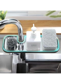 LIMOS Sponge Holder Over Faucet Kitchen Sink Caddy Organizer Stainless Steel Detachable Hanging Drain Rack  - Image 2