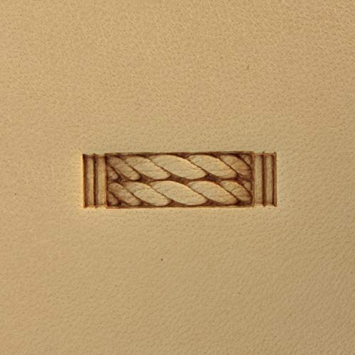 DandS ltd Rope Leather Stamp Tool, Professional Steel Craft Tool for Leatherworking, Embossing, Carving & Stamping Leather Projects, Belts Wallets & DIY Projects Compatible with Mallet #399 - Image 2