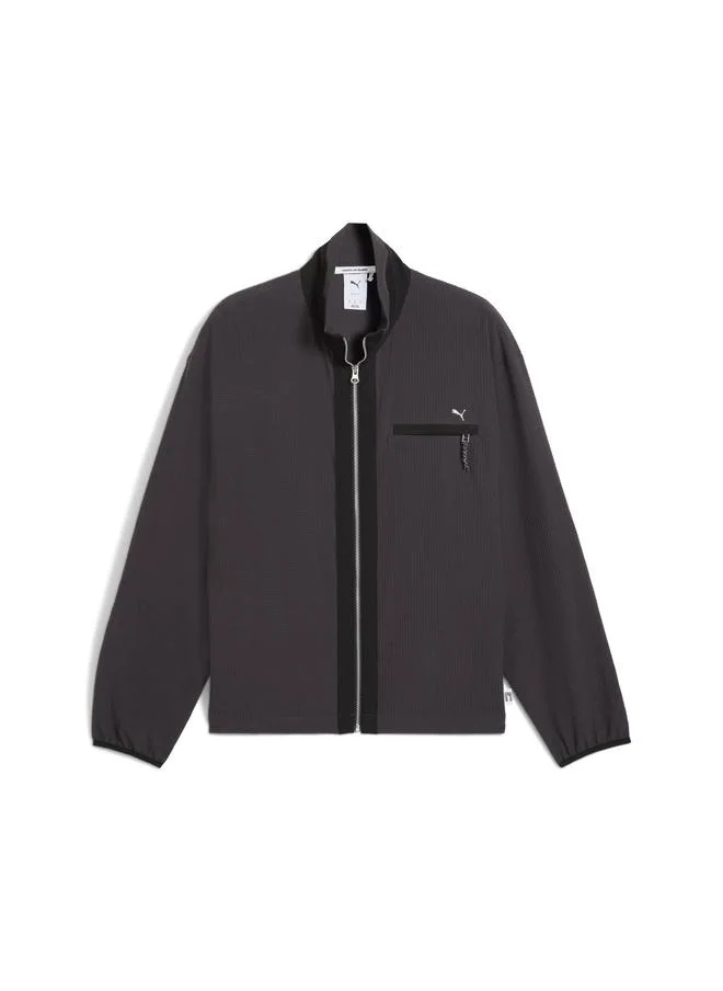 Puma Flat Dark Gray MMQ Waffle Jacket Men for Men | Best Price UAE