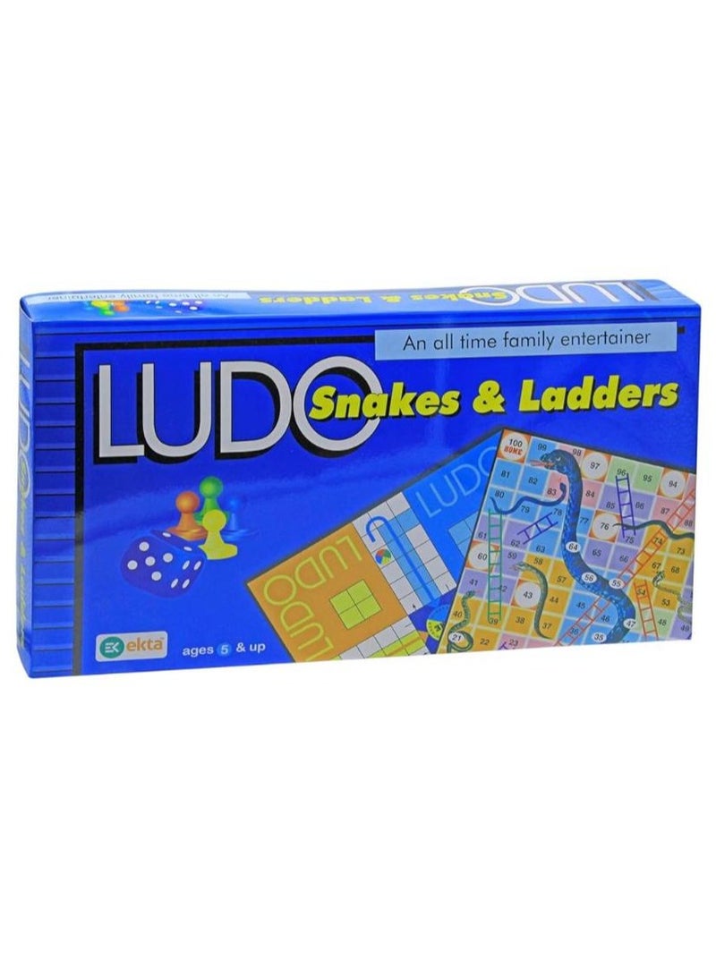 لودو لعبة 2 في 1 لودو  لوحية ملونة قابلة للطي مصنوعة من البلاستيك  2 في 1 العاب بنات العاب اولاد للجنسين - Image 3