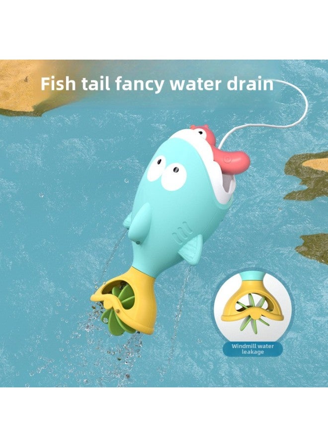 Woodpecker Baby Magnetic Fishing Toy Baby Shark Huanhuanle Shower Swell Suit-Color:Q08y Woodpecker Fishing Set  - Image 3