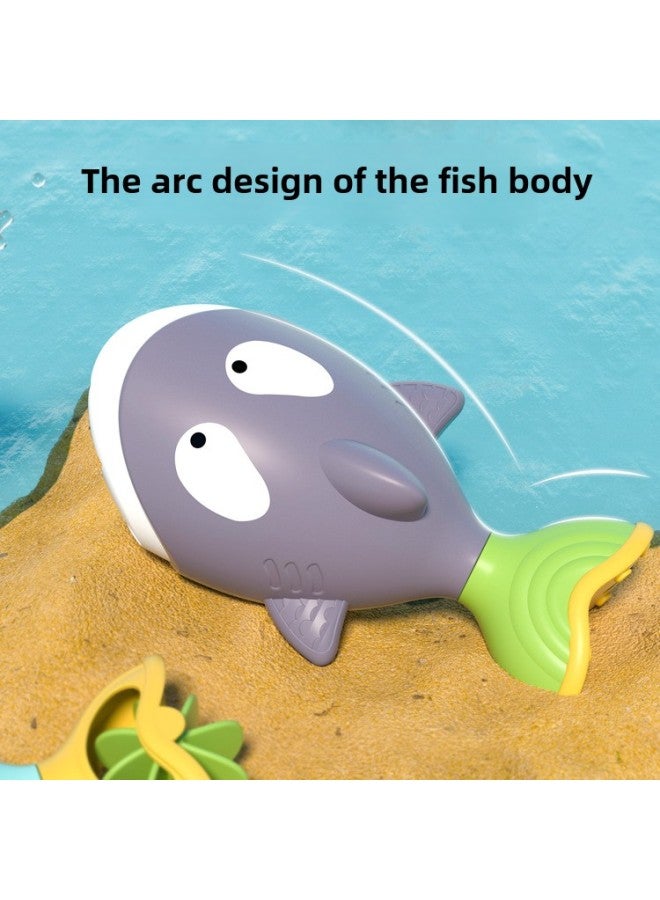 Woodpecker Baby Magnetic Fishing Toy Baby Shark Huanhuanle Shower Swell Suit-Color:Q08y Woodpecker Fishing Set  - Image 5