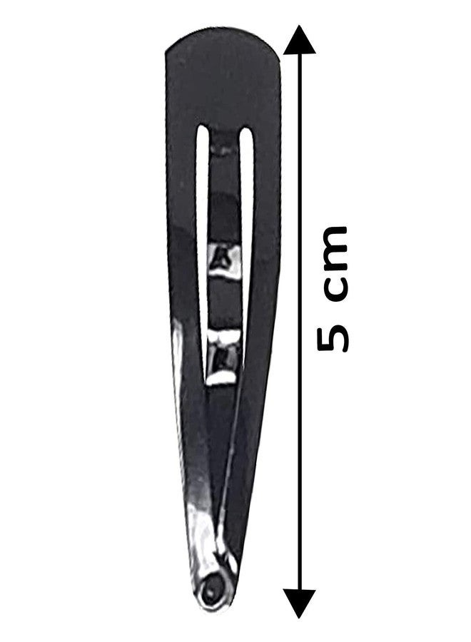 TRIPIN 12 Pieces Black Metal Tic Tac Tak Tak Hair Clips for Women & Girls. (Pack of 3) - Image 5