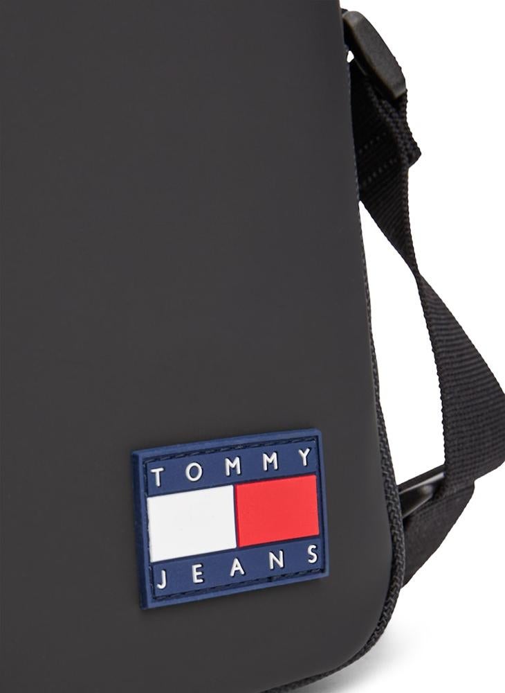 TOMMY JEANS Logo Detailed Reporter Bag - Image 3