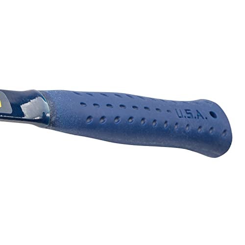 Estwing Lineman's Hammer - 40 oz Electrical Utility Tool with Smooth Face & Shock Reduction Grip - E3-40L , Blue - Image 4