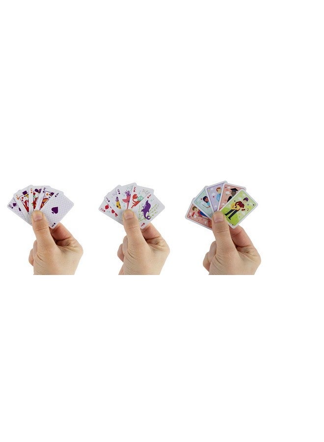 Worlds Smallest Mini Travel Card Games Bundle Set Of 3 Crazy 8'S - Old Maid - Go Fish - Image 3