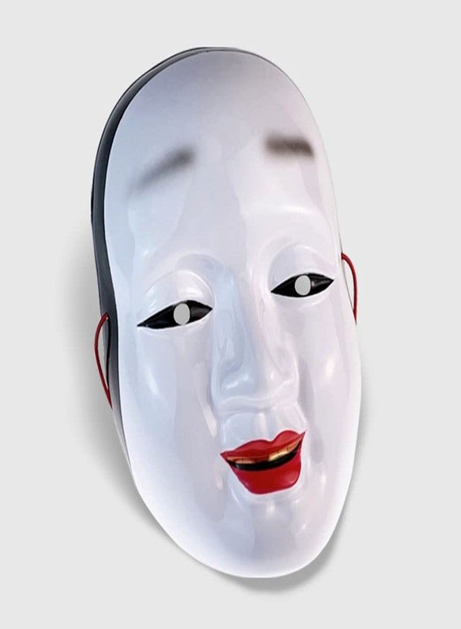 Gmasking PVC Prajna Japanese NOH Cosplay Mask Halloween Costume - Image 2