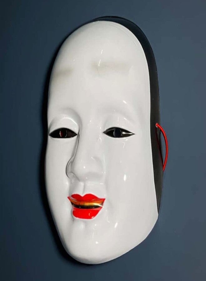 Gmasking PVC Prajna Japanese NOH Cosplay Mask Halloween Costume - Image 1