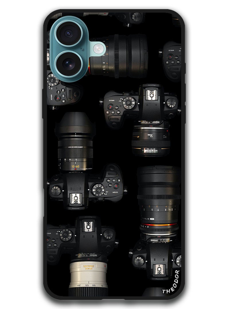 Theodor Protective Case Anti Scratch Shock Proof Bumper Cover For iPhone 16 (6.1)-inch cameras_lenses_photo - Image 1