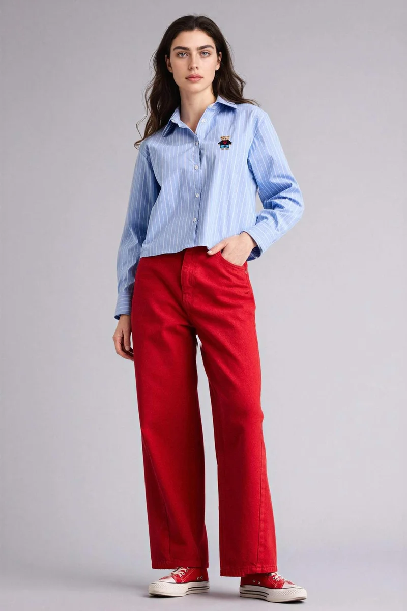 Defacto Oversize Long Sleeve Shirt