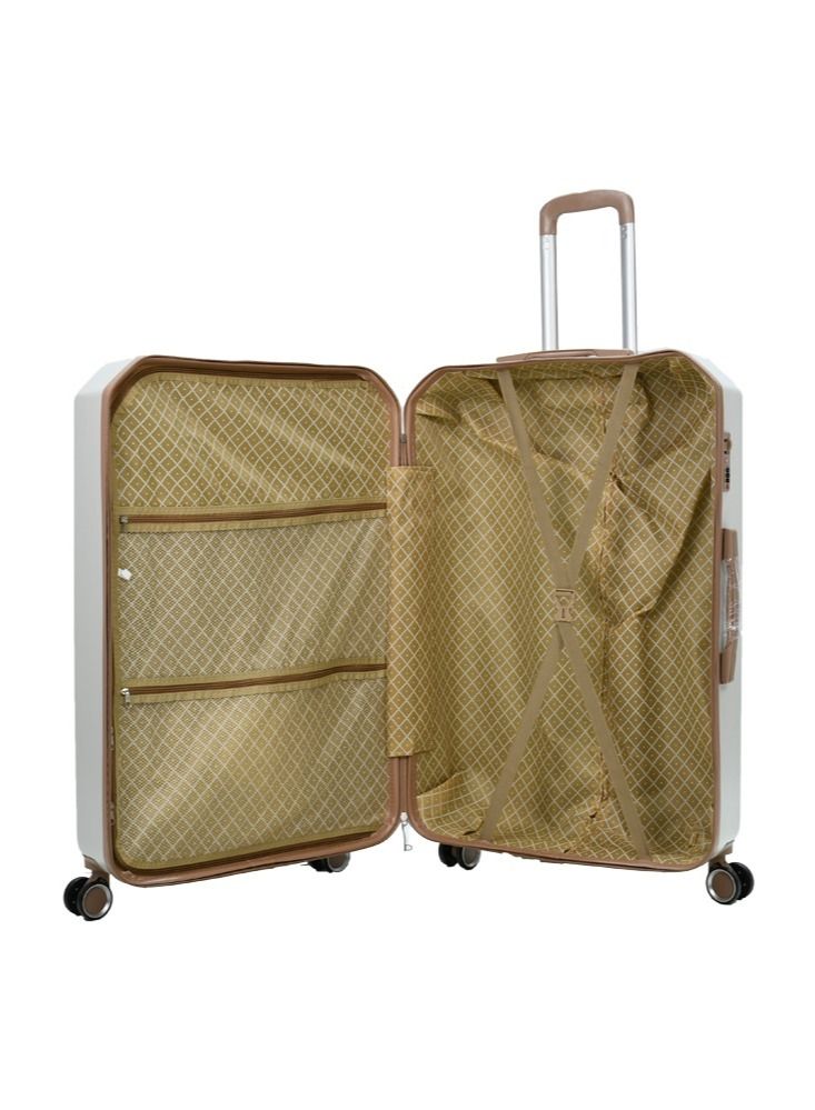 MORANO 4 Piece Luggage Trolley Bag Set Special Beige/Khaki - Image 4