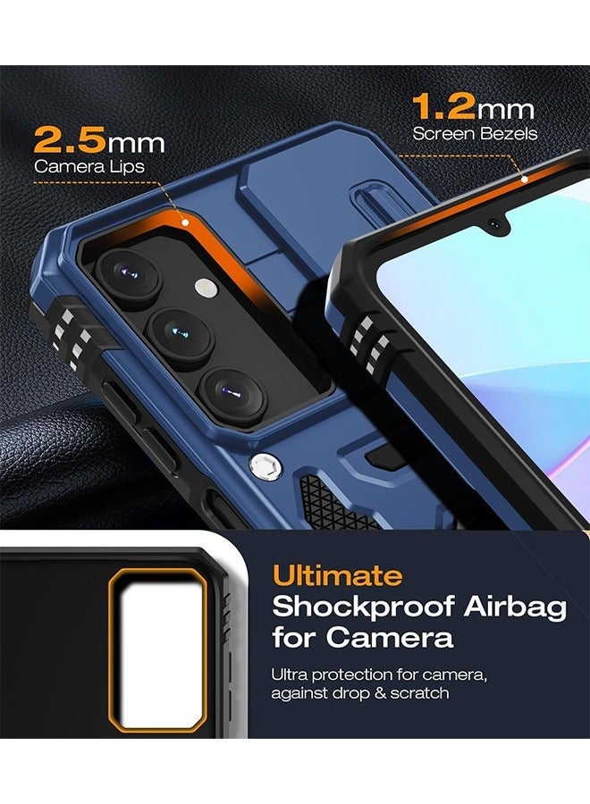 TEAM LUXURY Samsung Galaxy A15 4g/5g Case Cover, Full Body Protector Heavy Duty Dual Layer Military Grade Shockproof Protective Cover with Camera Len Protection Magnetic Ring Kickstand Mobile Phone Accessories - Image 5