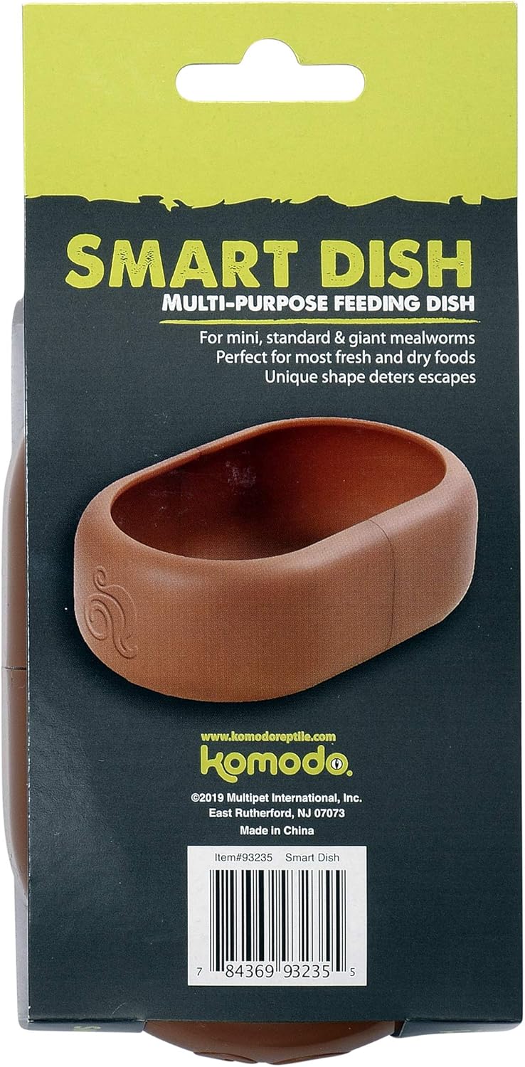 Komodo Smart Dish  Deters NonJumping Live Food from Escaping  Accommadates Many Sizes of Lizards and Aquatic Pets - Image 2