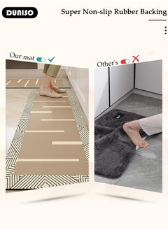 2 PCS Kitchen Mats and Rugs Set , Non Slip Heavy Duty Standing Mat, Quick Dry Diatom Mud Floor Mat, Extra Soft and Absorbent Floor Mats for Kitchen, Bath, Office, Laundry(40*60cm+40*120cm) - pzsku/Z1F1DE1CA8457ADB99D7CZ/45/_/1740971665/73ed8ab2-6a1c-49e5-a17b-59a64e9be2a3